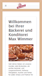 Mobile Screenshot of max-wimmer.de
