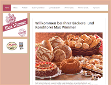 Tablet Screenshot of max-wimmer.de
